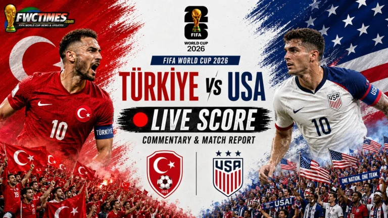 Türkiye vs USA Live Score - Commentary & Match Report