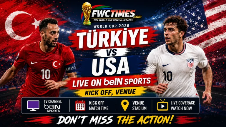 Watch Türkiye vs USA Live on beIN Sports, Kick off, Venue