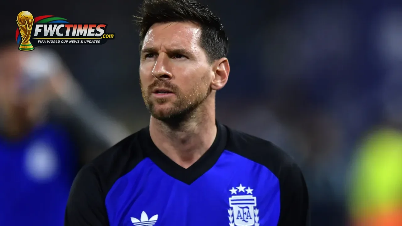 Lionel Messi and Argentina before the FIFA ranking update for World Cup 2026