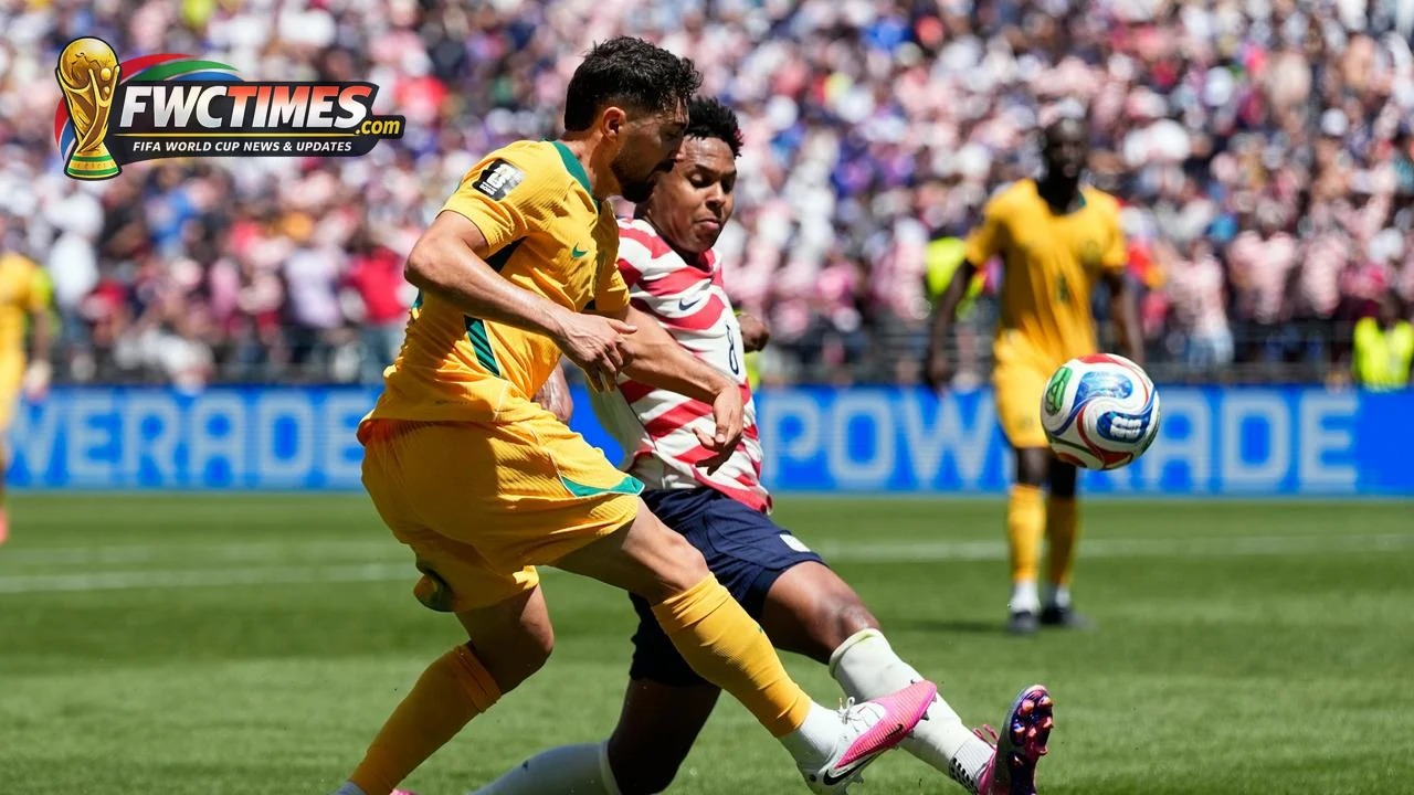 Australia players train before Paraguay World Cup 2026 match