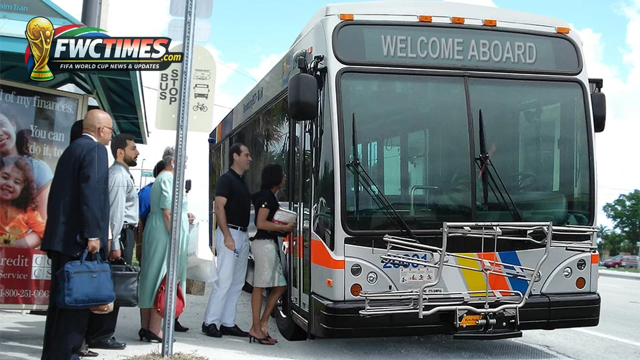 Broward Transit World Cup Routes heading toward Miami Stadium