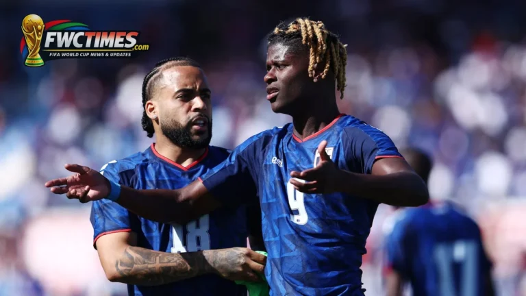 Cabo Verde World Cup Squad players celebrate before their first World Cup