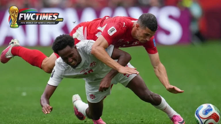 Canada players react after Switzerland match before World Cup 2026 knockout stage