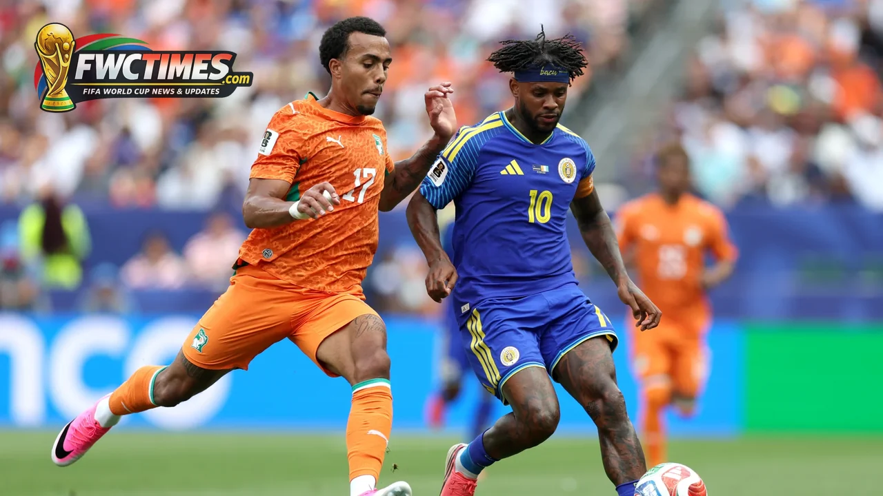 Curacao players after World Cup debut defeat against Ivory Coast
