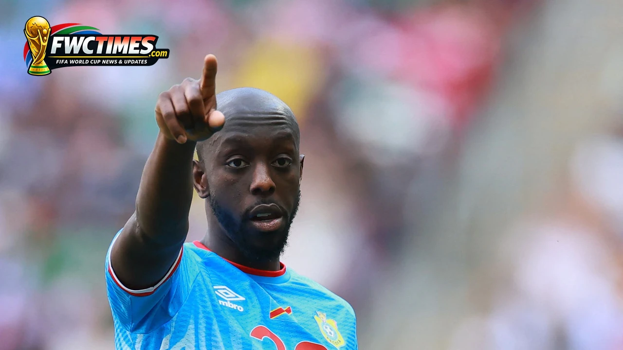 Yoane Wissa in action for DR Congo before World Cup 2026 squad announcement