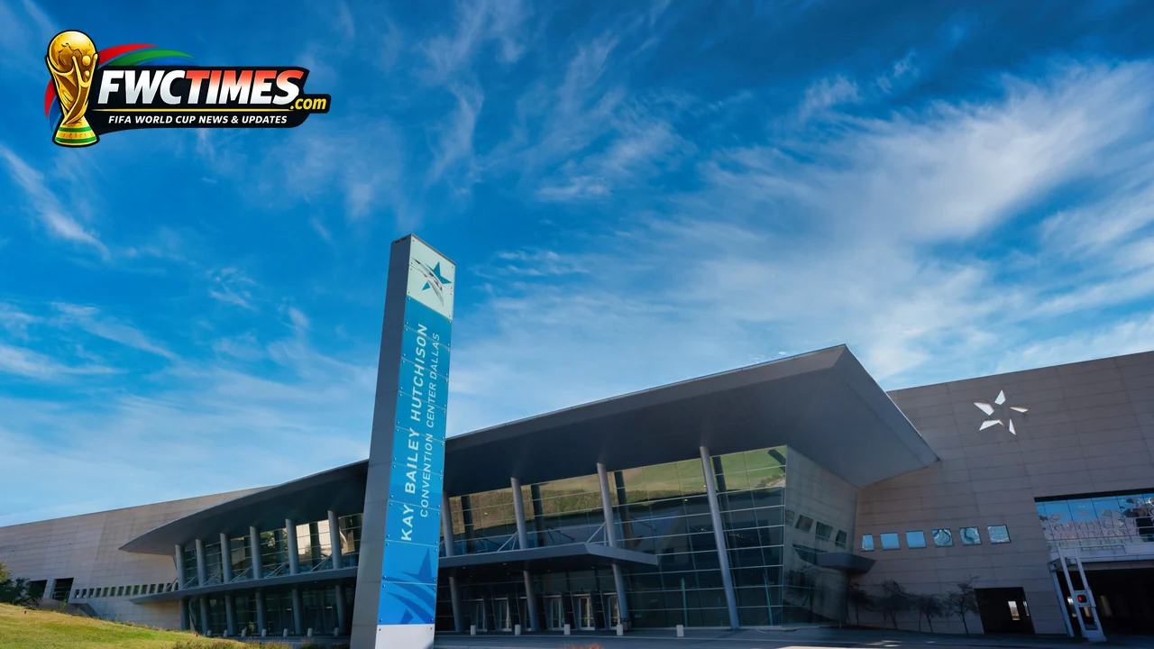 FIFA broadcast center Dallas at Kay Bailey Hutchison Convention Center