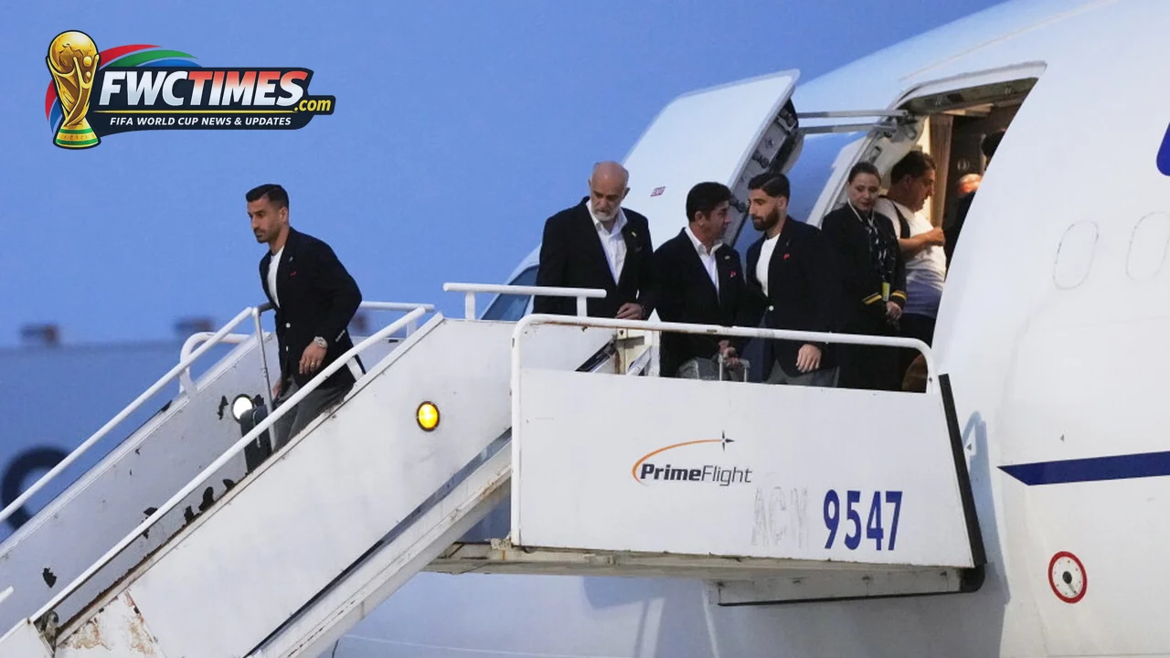 Iran players arrive in Tijuana ahead of World Cup 2026 group matches in the United States