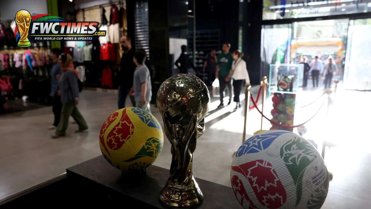 Iran fans and World Cup trophy display before visa refusals dispute