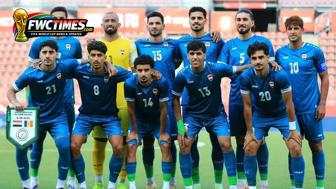 Iraq World Cup kit colors for Group I fixtures