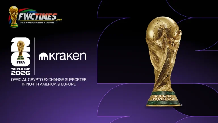 Kraken World Cup 2026 partnership visual before the tournament opening week