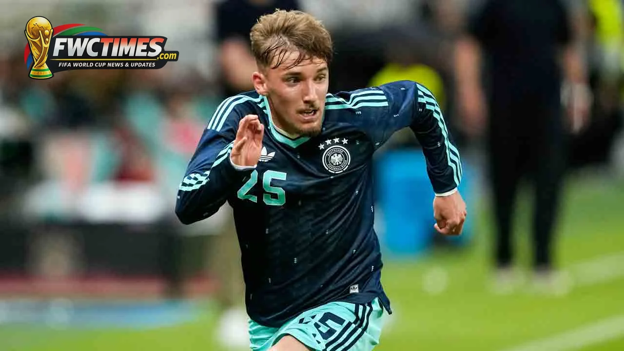 Lennart Karl training with Germany before World Cup injury update