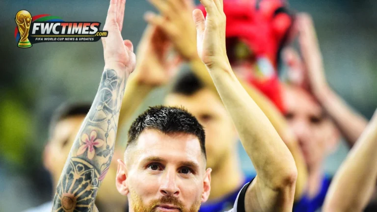 Lionel Messi applauding Argentina supporters before World Cup 2026 warm-up planning