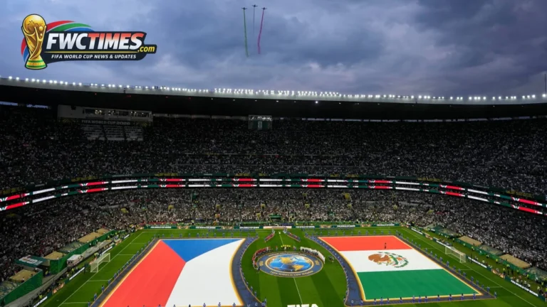 Mexico supporters at Azteca Stadium during World Cup 2026 chant controversy