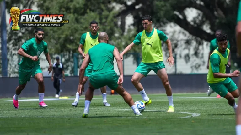 Morocco players training in the United States before World Cup 2026