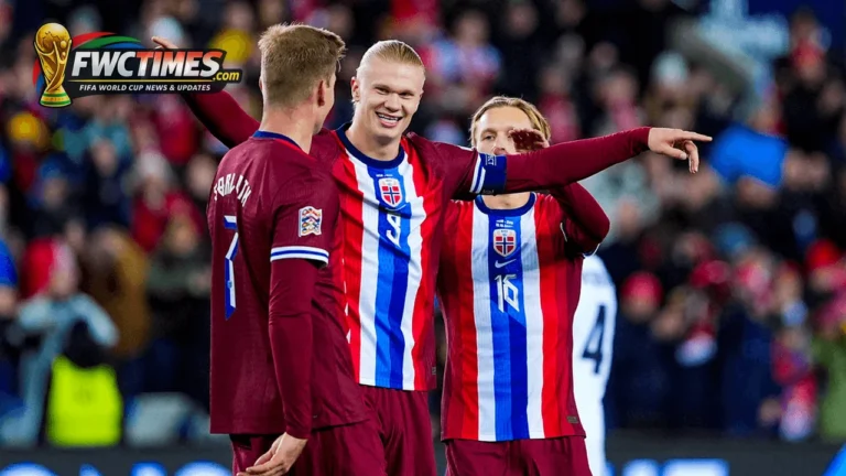 Norway World Cup Squad players line up before the 2026 tournament