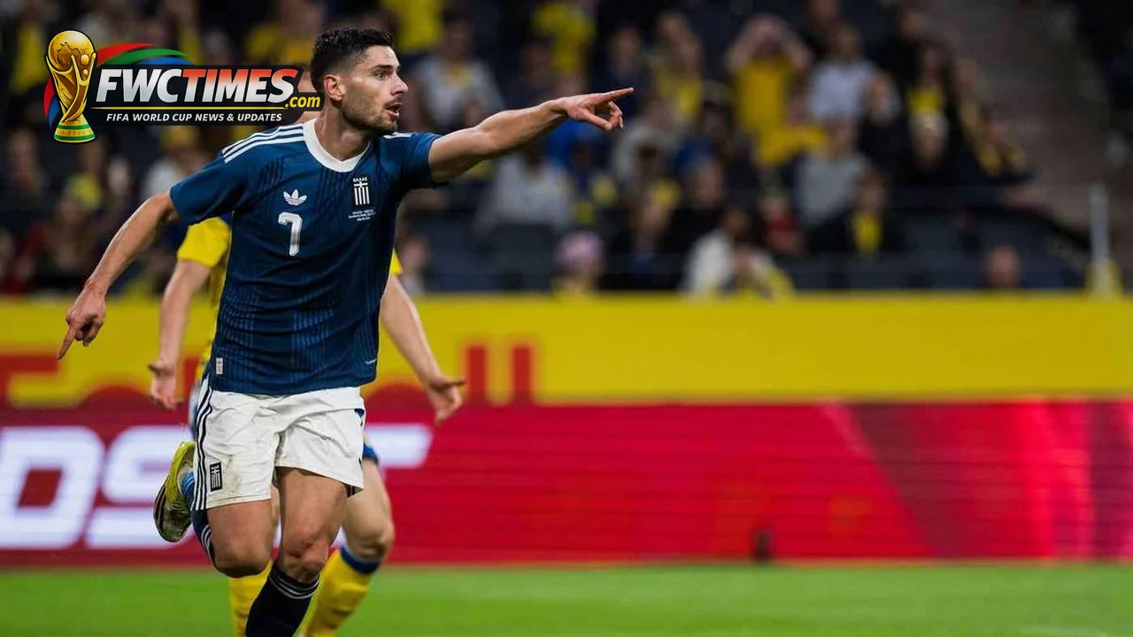 Sweden players during the Greece World Cup warm-up draw in Solna