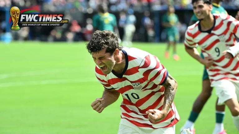 USA World Cup Squad players celebrate before the 2026 tournament