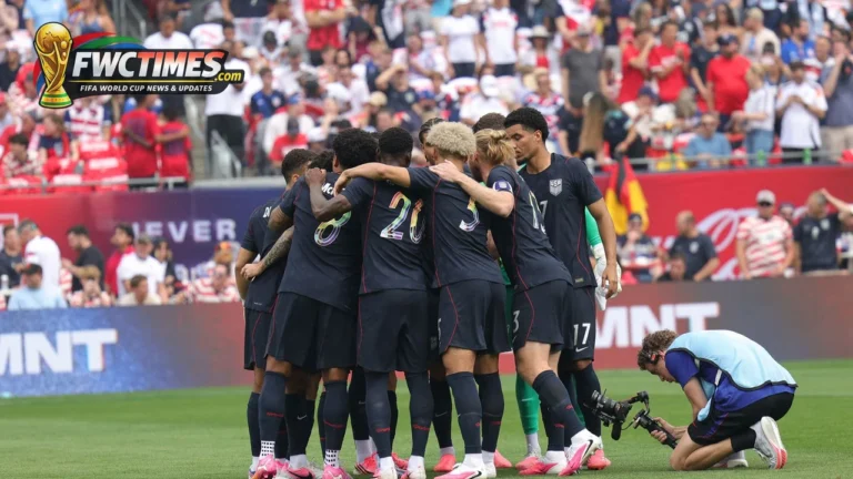 Antonee Robinson celebrates after scoring for the United States against Germany