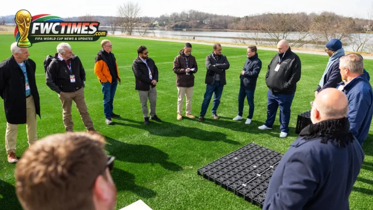 World Cup 2026 natural grass pitch testing at a North America stadium