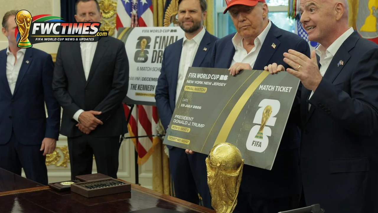 World Cup ticket scam warning with fake website and phone screen
