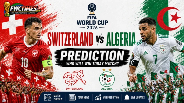 Switzerland vs Algeria Prediction – Who Will Win Today Match?