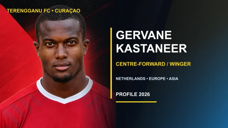 Gervane Kastaneer, Terengganu forward and Curaçao international