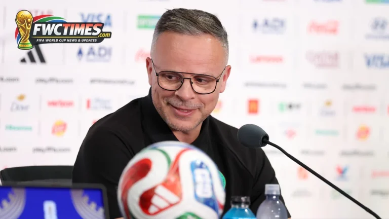 Morocco coach Mohamed Ouahbi leading the Atlas Lions at World Cup 2026